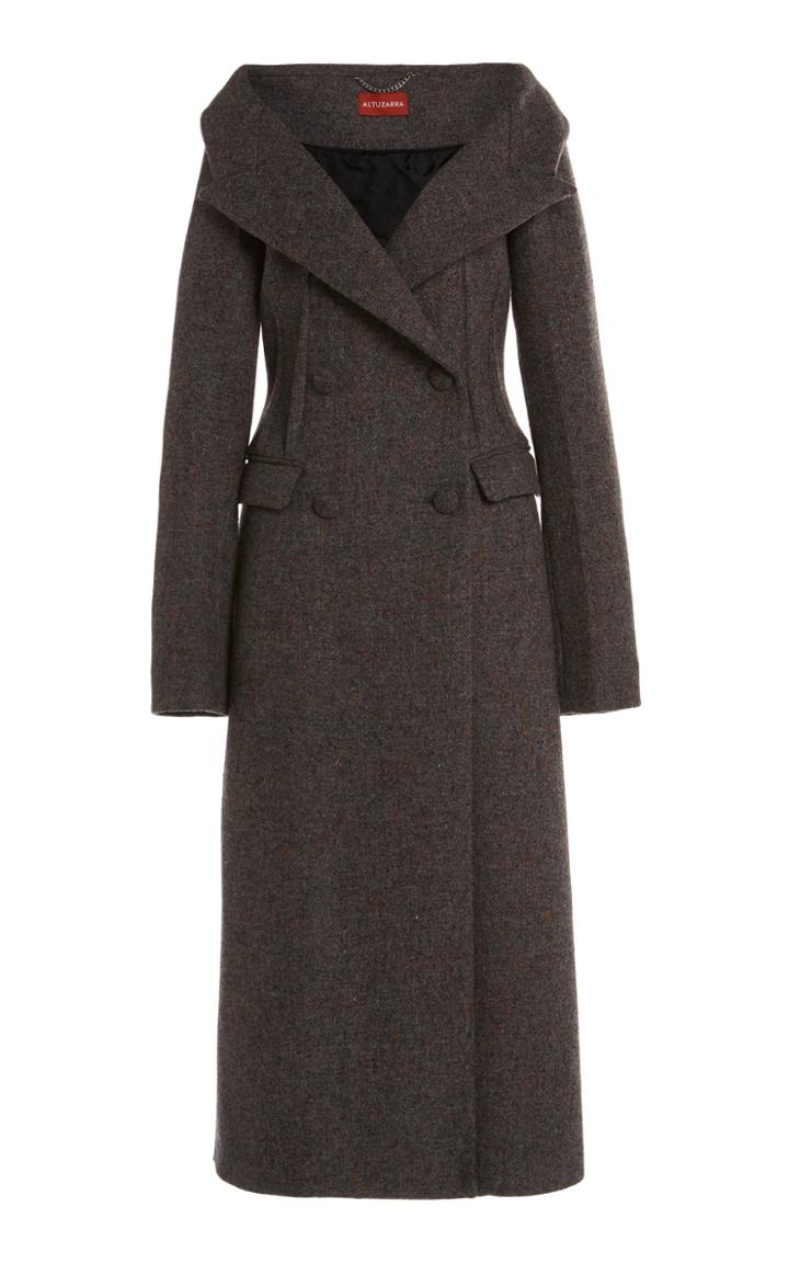 Moda Operandi Altuzarra Barbara Mlange Tweed Coat