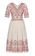 Lena Hoschek Rka Lace Embellished Fit And Flare Dress