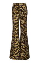Moda Operandi Khaite Stockard Tiger-print Satin Pants