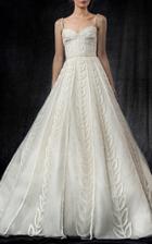 Elizabeth Kennedy Bridal Sweetheart Foliage Gown