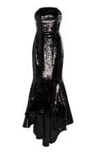 Moda Operandi Alexandre Vauthier Asymmetric Sequined Gown Size: 34