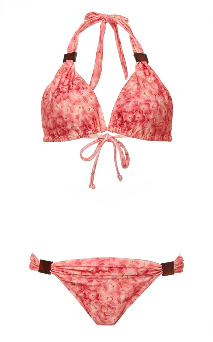 Adriana Degreas Hydrangea Triangle Bikini