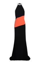 Lama Jouni High Neck And Open Back Dress