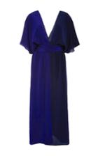 Voz Silk Crepe De Chine Two Panel Dress