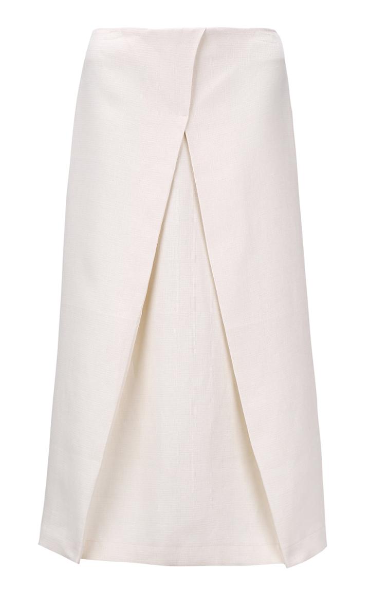 Moda Operandi Le17 Septembre Wrap-effect Knit Midi Skirt
