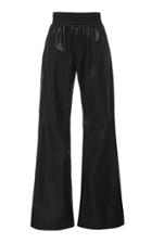 Moda Operandi Gabriela Hearst Themis Leather Flared Pants Size: 40