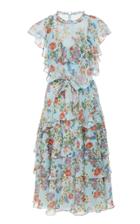 Marissa Webb Sully Layered Crepe Knee-length Dress