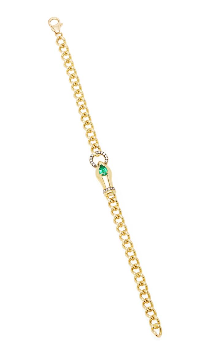 Jemma Wynne 18k Gold Toujours Snake Bracelet