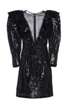 Dundas Sequined Tulle Mini Dress