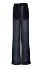 Moda Operandi Rahul Mishra Striped Voile Wide-leg Pants Size: 36