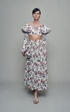 Moda Operandi Emilia Wickstead Rhea Floral Cotton-blend Skirt
