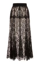 Dolce & Gabbana Lace Overlay Midi Skirt