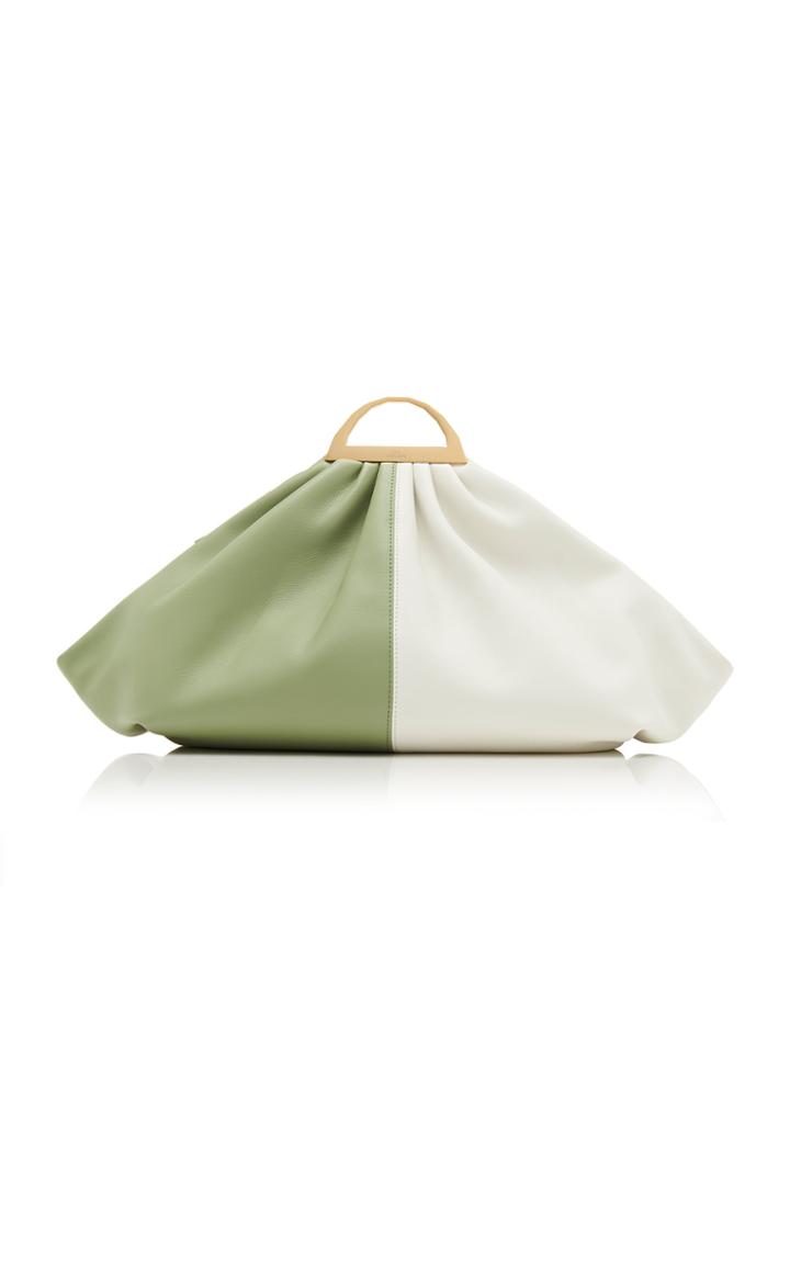 Moda Operandi The Volon Gabi Oversize Color Block Leather Clutch