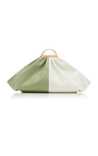 Moda Operandi The Volon Gabi Oversize Color Block Leather Clutch