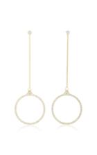 Ila Saxon 14k Gold And Diamond Earrings