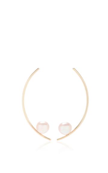 White/space Treviso 14k Gold Pearl Earrings