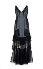 Olivier Theyskens Sheer Silk Dress