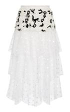 Rodarte Poinsettia Three Tier Skirt
