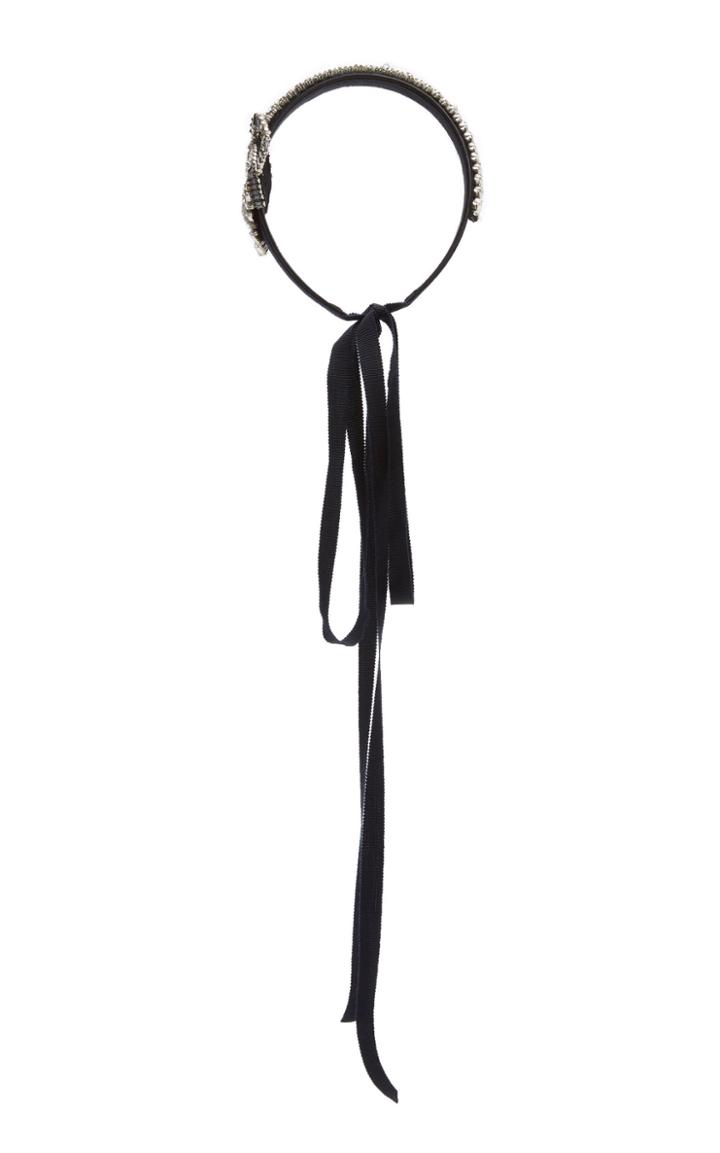 Dice Kayek Crystal Bow Embellished Headband
