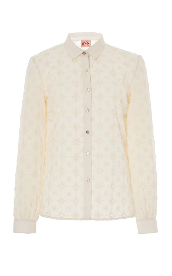 Le Sirenuse Positano Positano Embroidery Penny Shirt