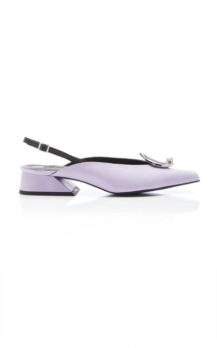 Yuul Yie Zizi Slingback Leather Pumps