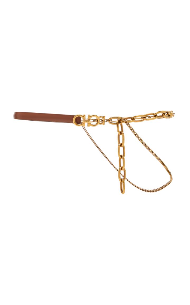 Salvatore Ferragamo Gancini All Chain Belt