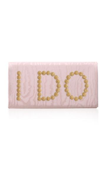 Preciously Paris I Do Moire Clutch
