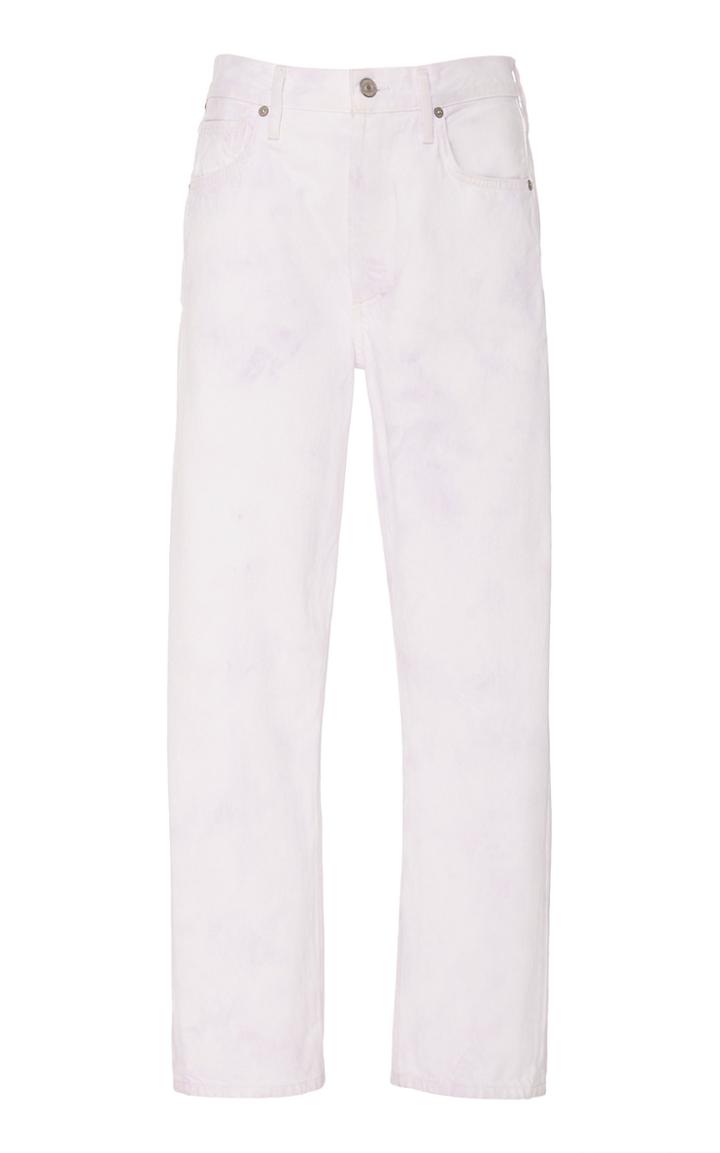 Citizens Of Humanity Charlotte Tie-dyed Straight-leg Jeans