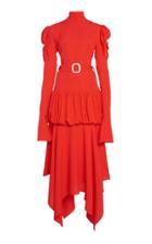 Matriel Draped Belted Dress