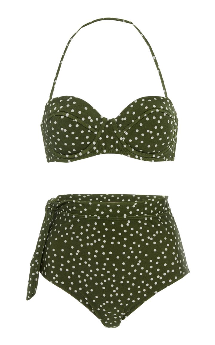Adriana Degreas Polka Dot High Waist Bikini