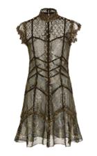 J. Mendel Metallic Mini Dress