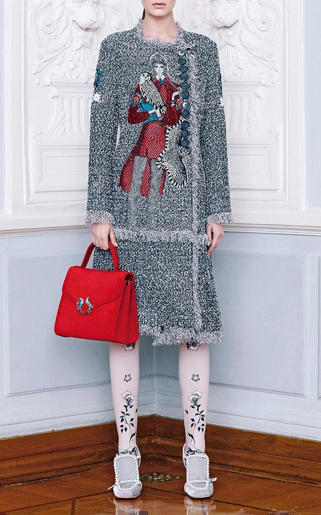 Alena Akhmadullina Embroidered Knee-length Dress