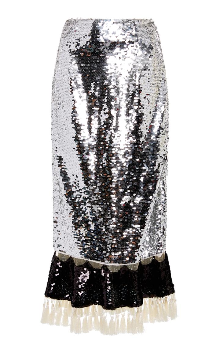 Sachin & Babi Avenue Sequin Embellished Skirt