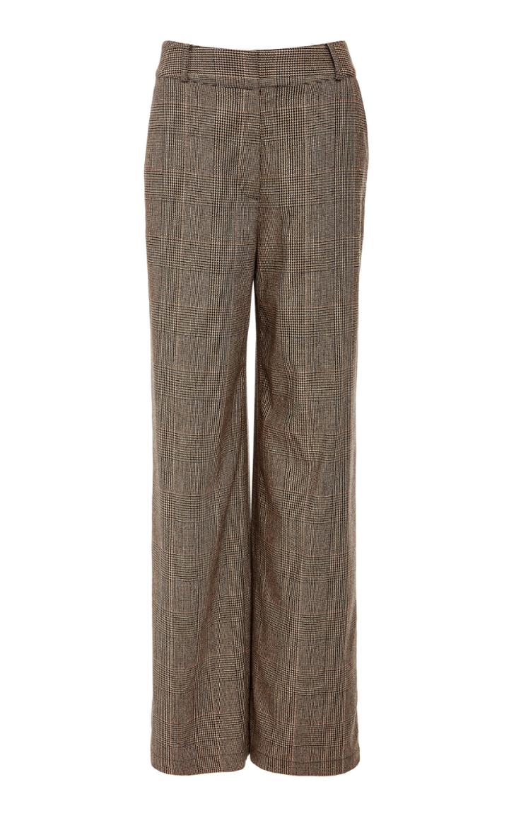 Co Glen Check Cropped Pant