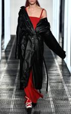 Strateas Carlucci Embossed Meta Leather Trench