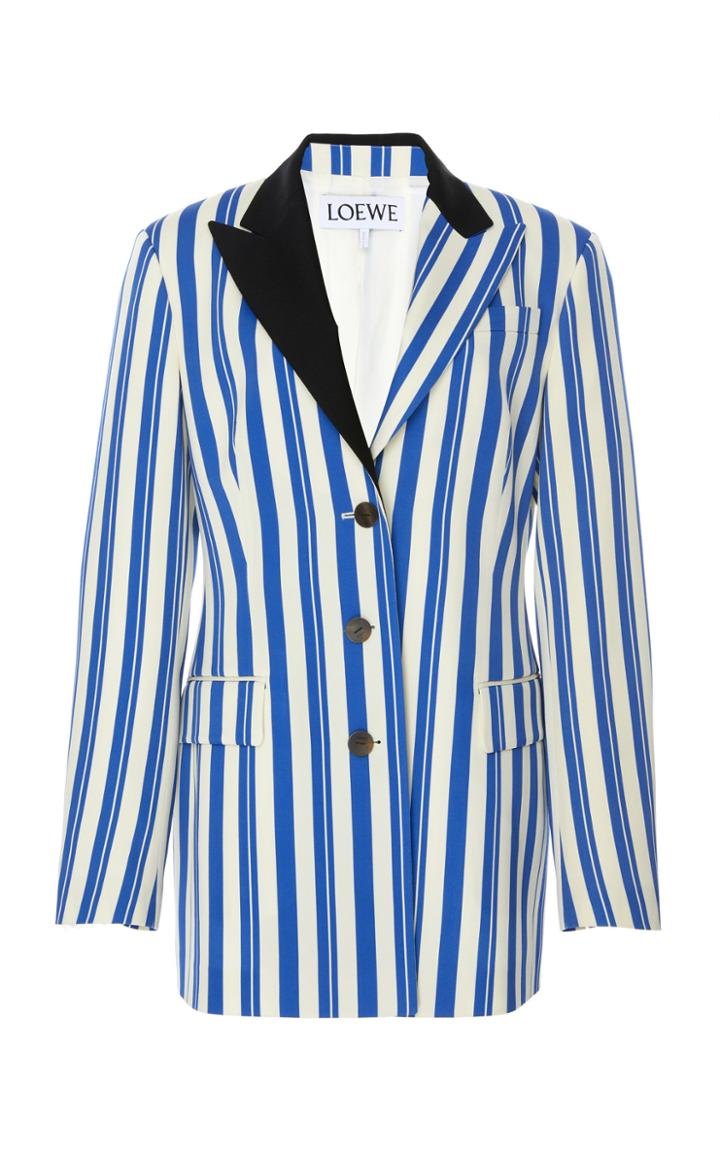 Loewe Striped Wool Blazer