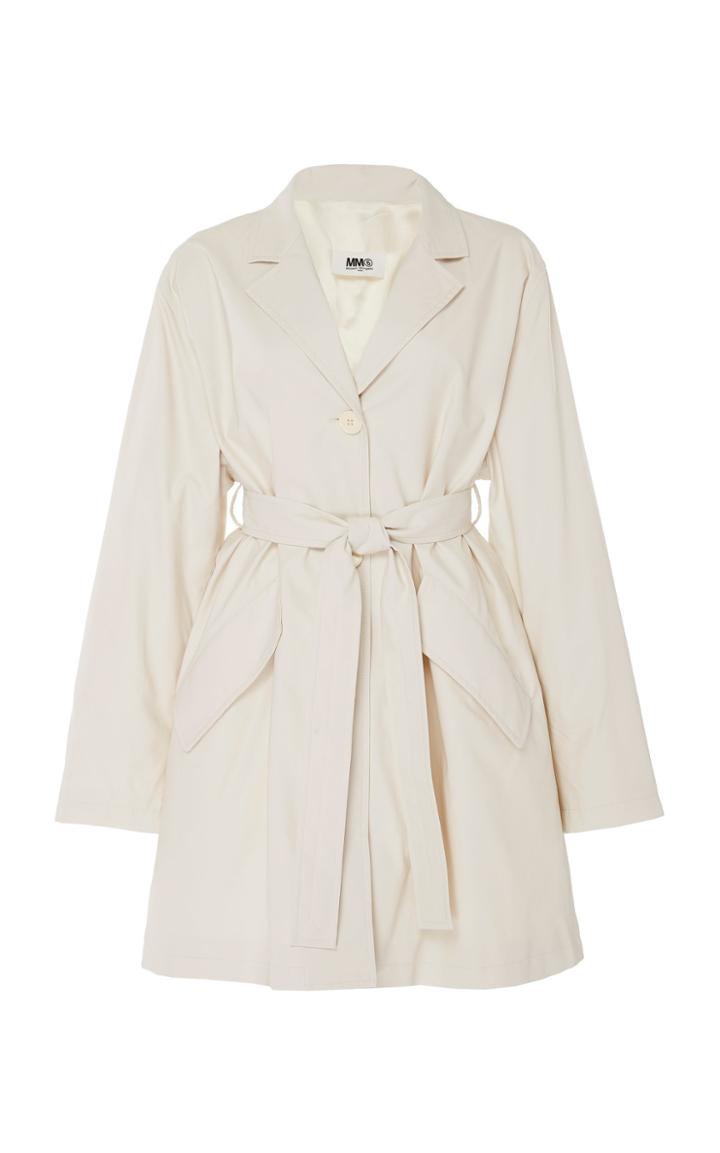 Mm6 Belted Crepe Jacket