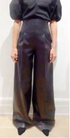 Rosetta Getty Specialorder-high Rise Pleat Front Trouser-yl