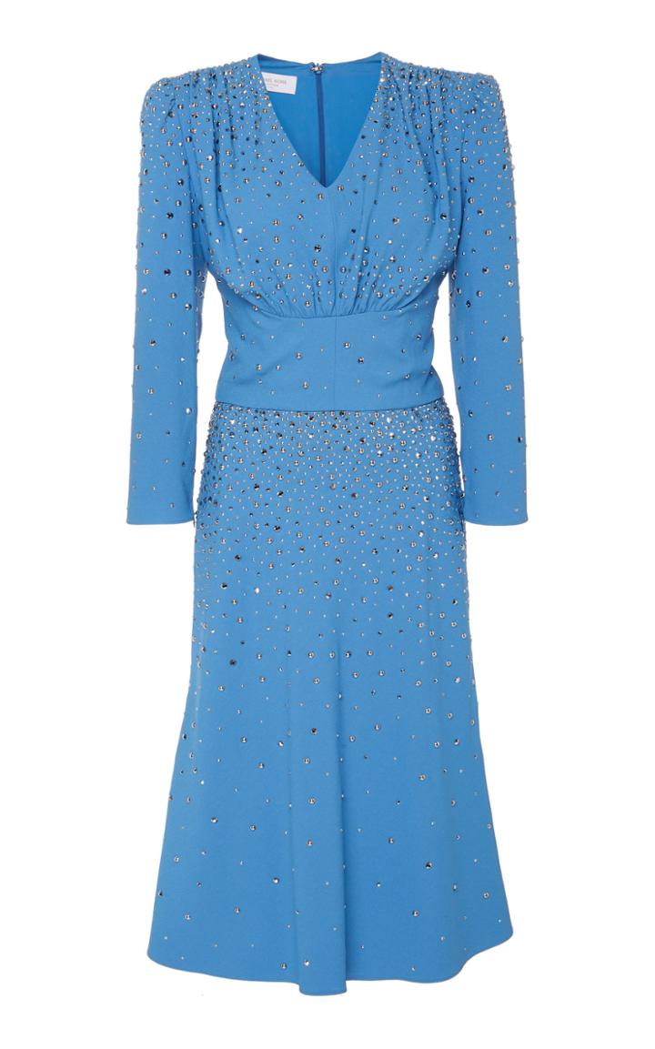 Michael Kors Collection Studded Crepe Dress
