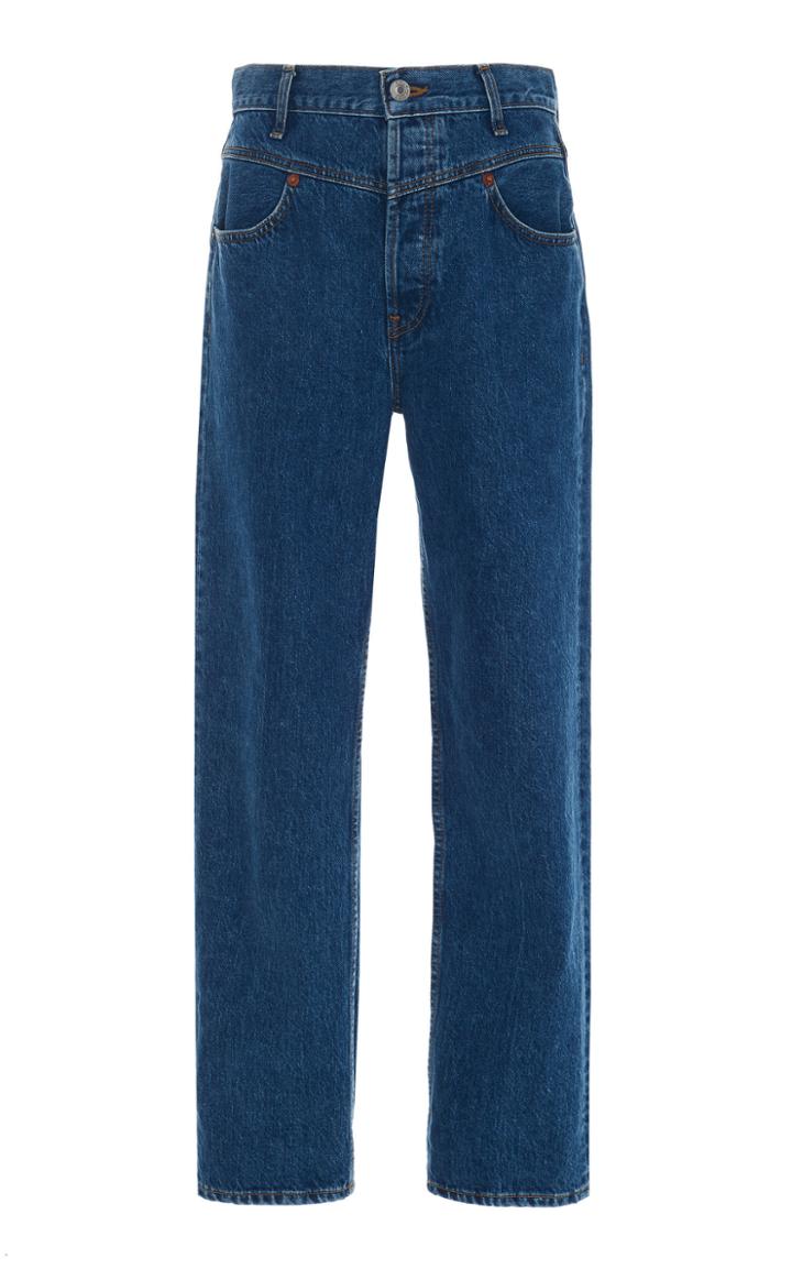 Re/done Originals High-rise Straight-leg Jeans