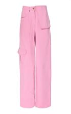 Jacquemus High-waisted Wide-leg Cargo Pants Size: 24