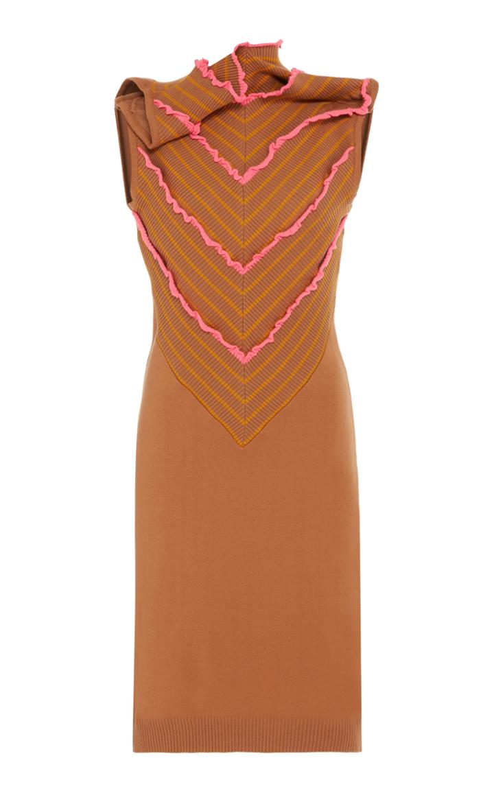 Moda Operandi Y/project Draped Cotton-blend Mini Dress Size: 34