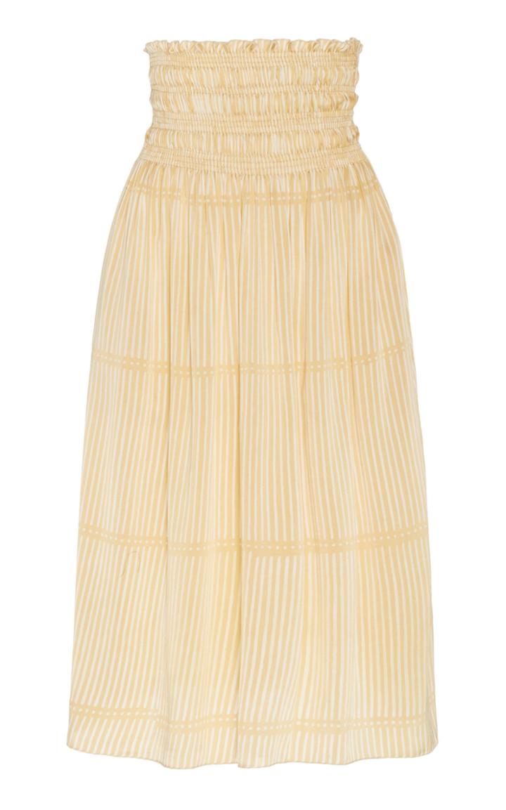 Cloe Cassandro Billie High-rise Silk Skirt