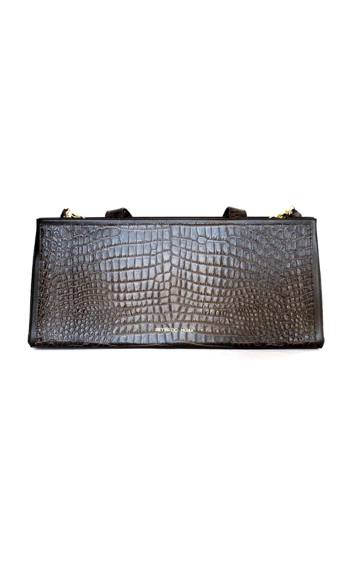 Moda Operandi Peter Do Peter Do X Medea Croc-effect Leather Baguette Shoulder Bag