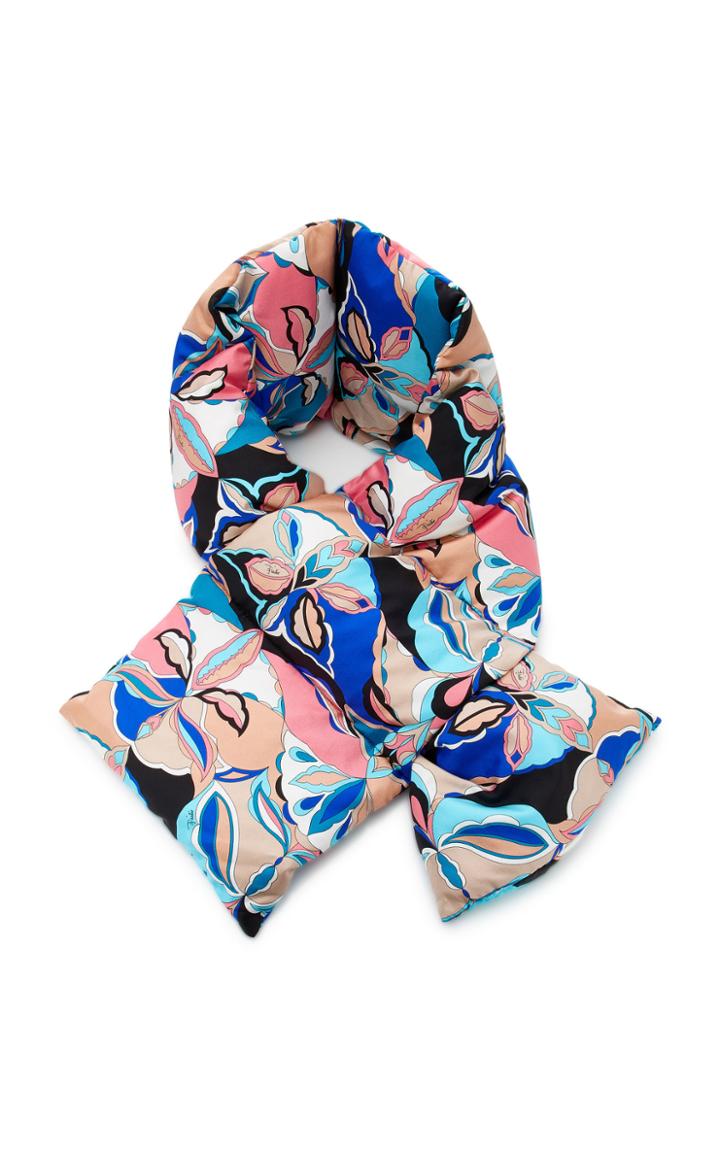 Emilio Pucci Quilted Silk Stole