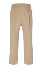 Ami Pleated Wool-twill Straight-leg Pants Size: 38