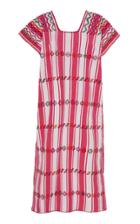 Pippa Holt Pink And White Striped Midi Caftan