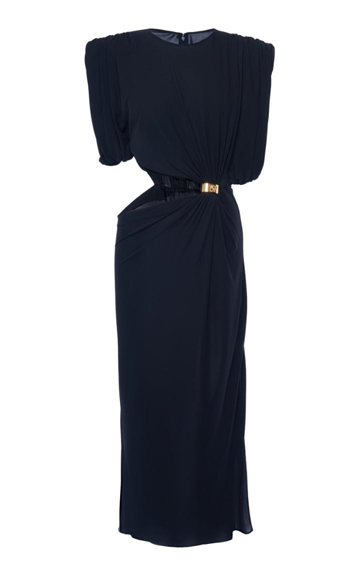 Moda Operandi Versace Cutout Crepe Dress Size: 36