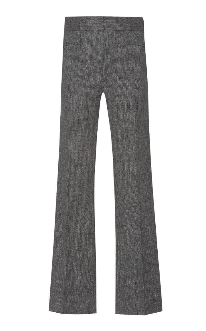 Maison Margiela Herringbone High-rise Cropped Trousers