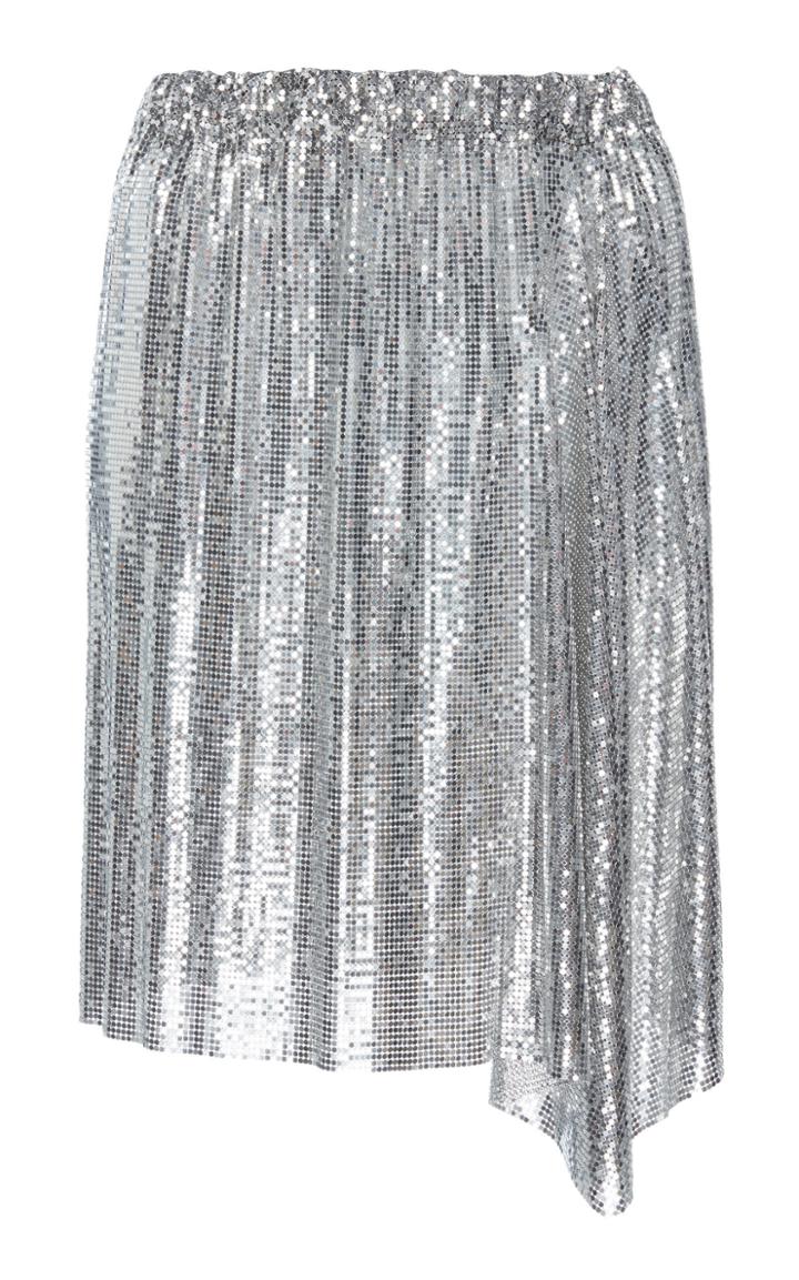 Paco Rabanne Metallic Mini Skirt